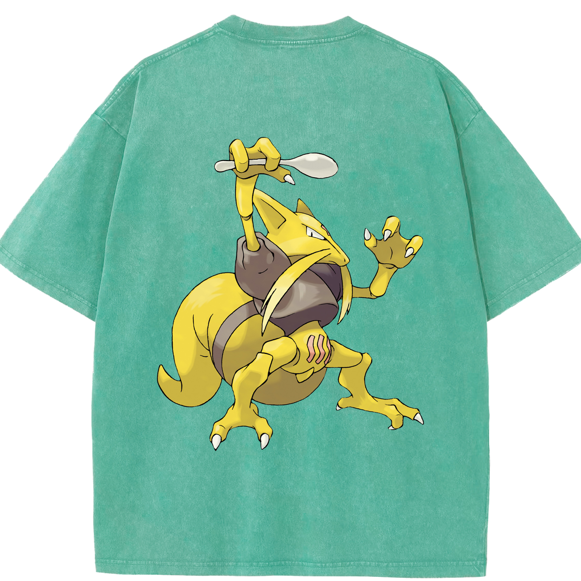 （画像用） ポケットモンスター Pokémon 綿100% ヴィンテージ風 半袖Tシャツ（背面プリント）